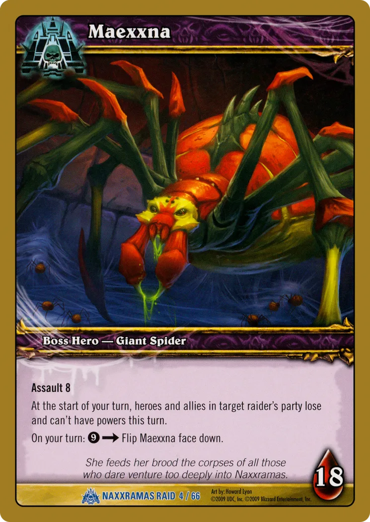 Card scan: Maexxna