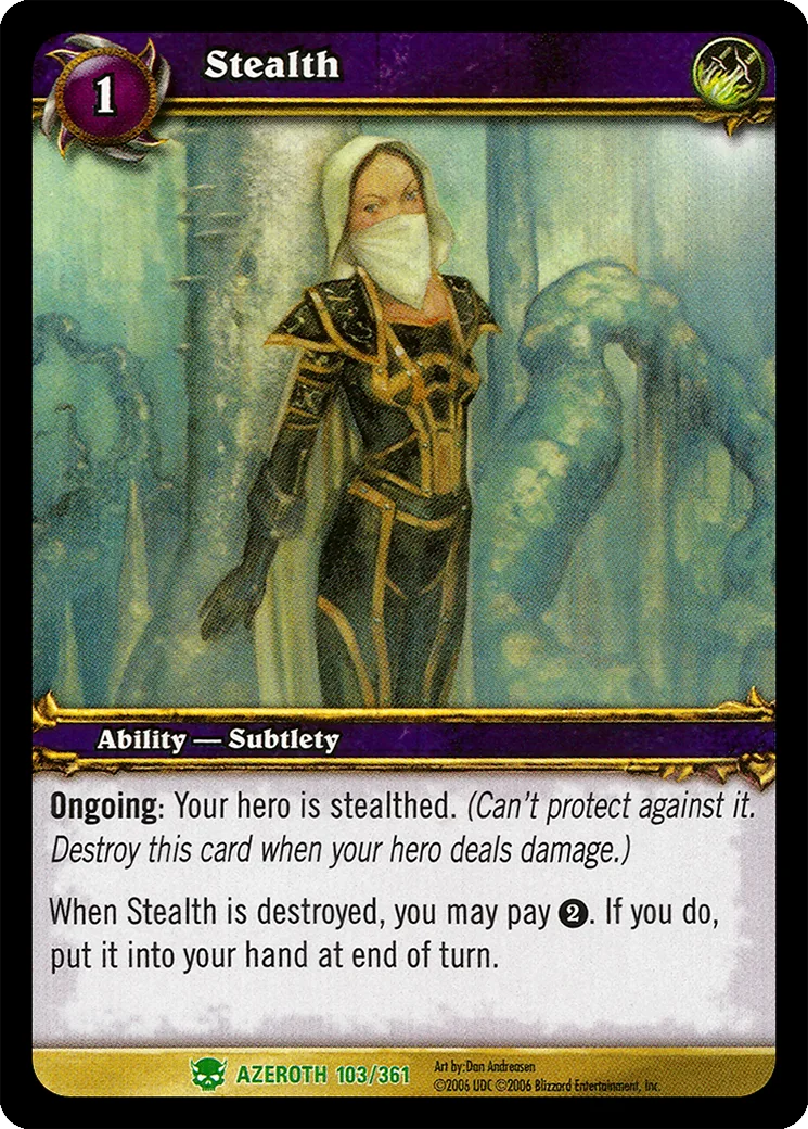 Card scan: Stealth