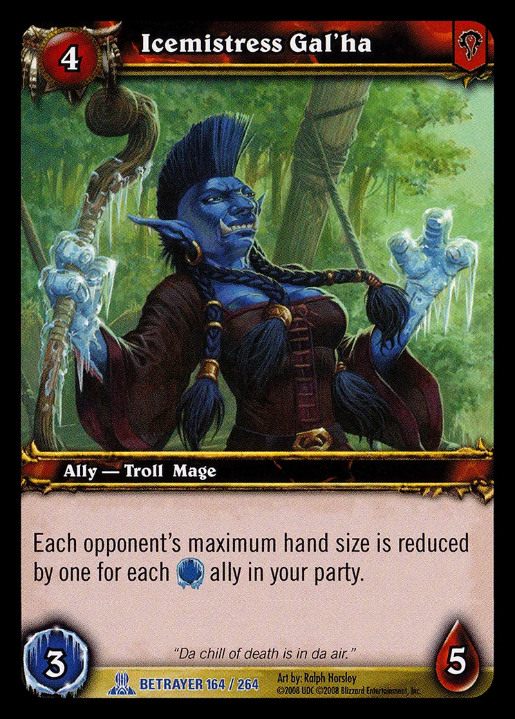 Card scan: Icemistress Gal'ha