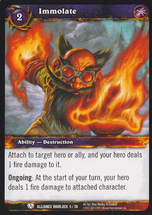 Card scan: Immolate