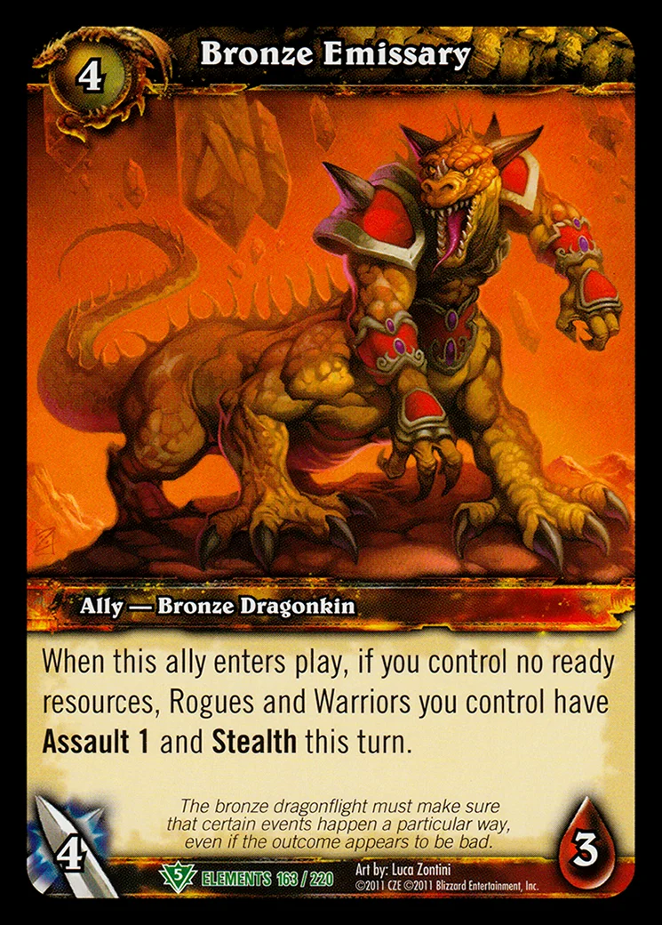 Card scan: Bronze Emissary