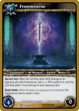Card scan: Frostmourne