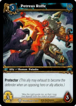 Card scan: Petreus Roffe