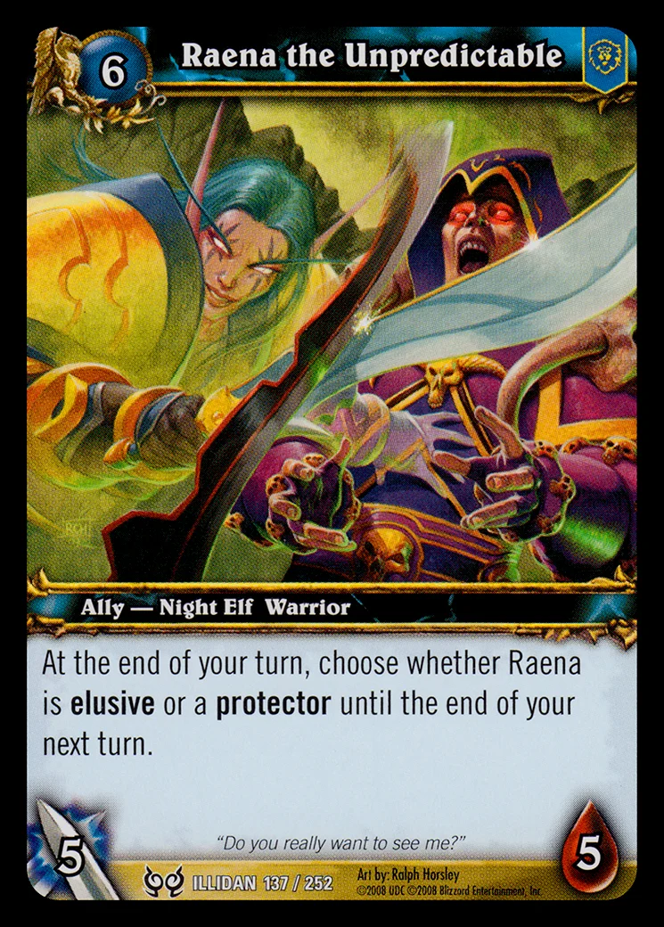 Card scan: Raena the Unpredictable