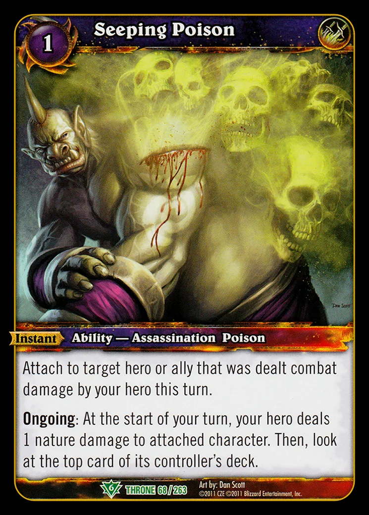 Card scan: Seeping Poison