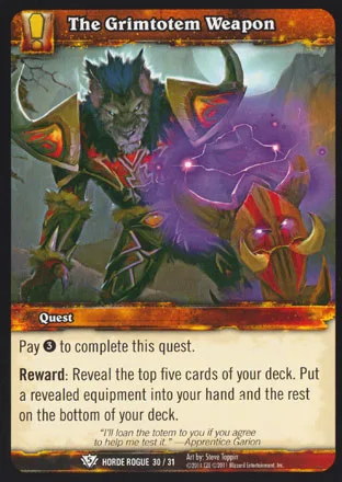 The Grimtotem Weapon