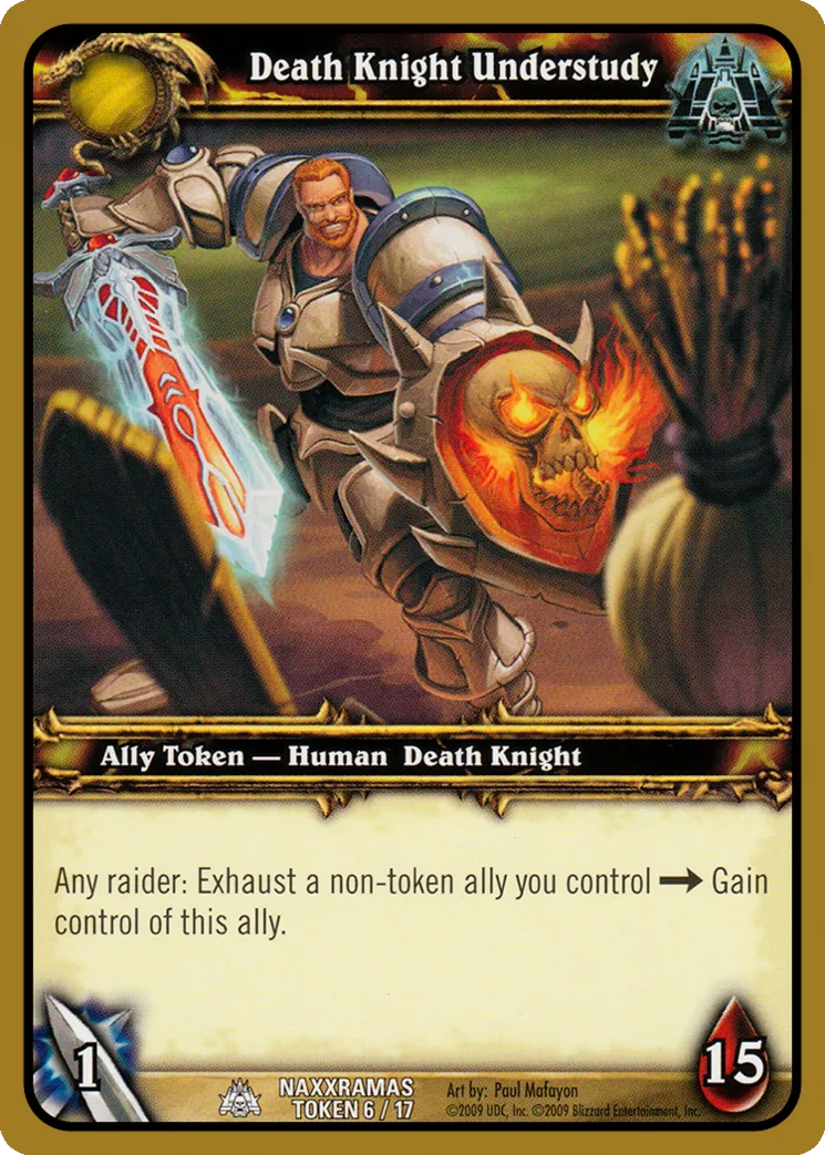 Card scan: Death Knight Understudy