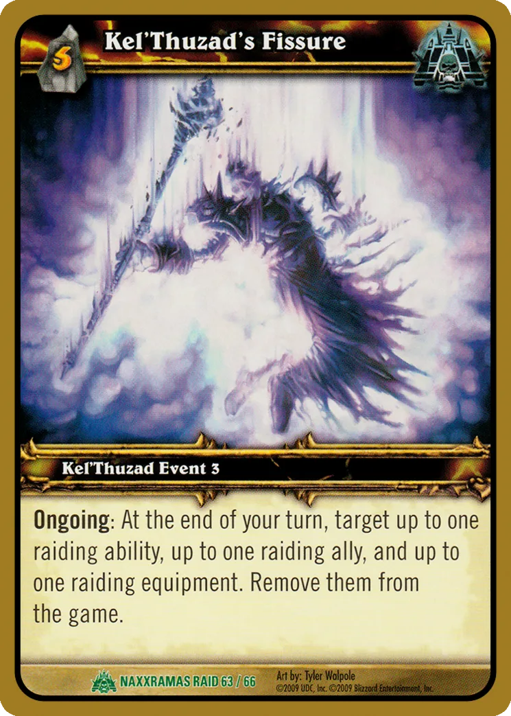 Card scan: Kel'Thuzad's Fissure