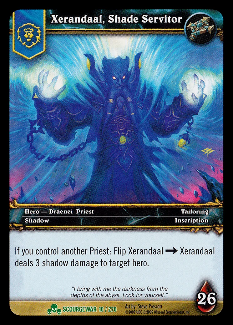 Card scan: Xerandaal, Shade Servitor