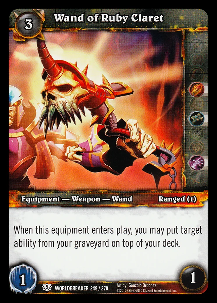Card scan: Wand of Ruby Claret