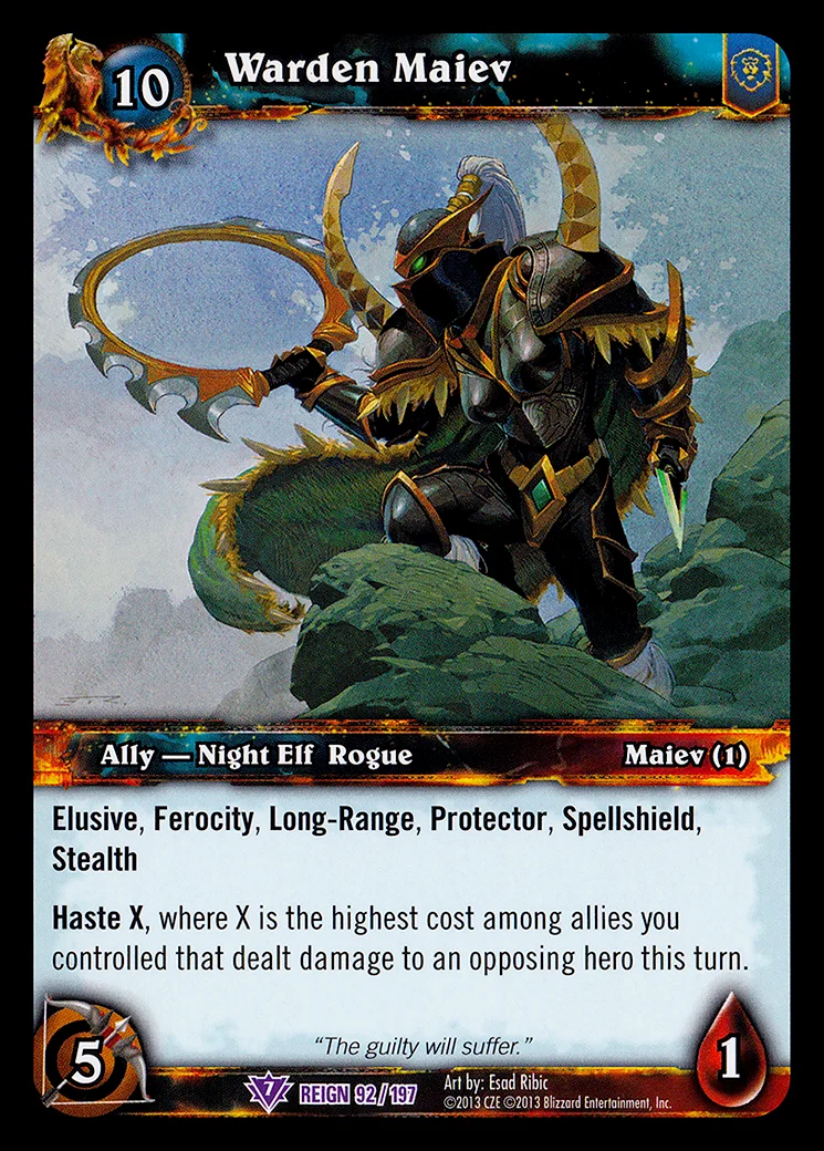Card scan: Warden Maiev