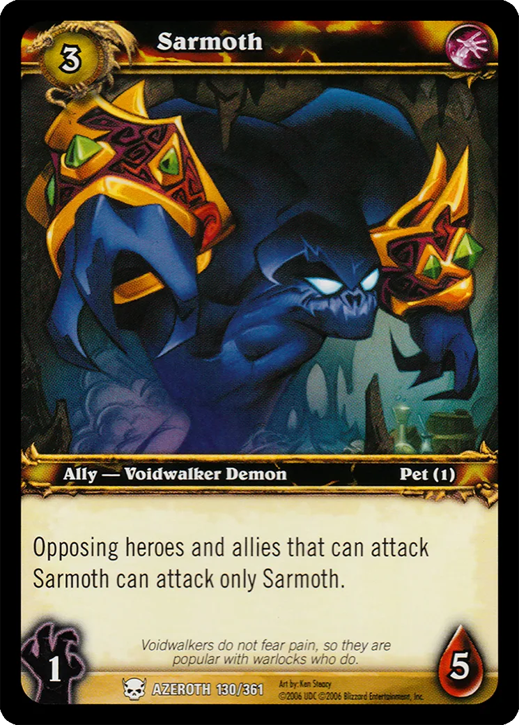 Card scan: Sarmoth