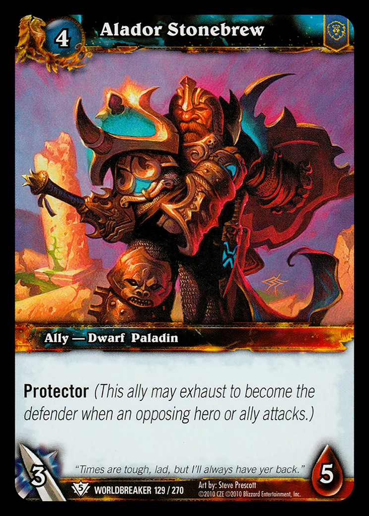 Card scan: Alador Stonebrew