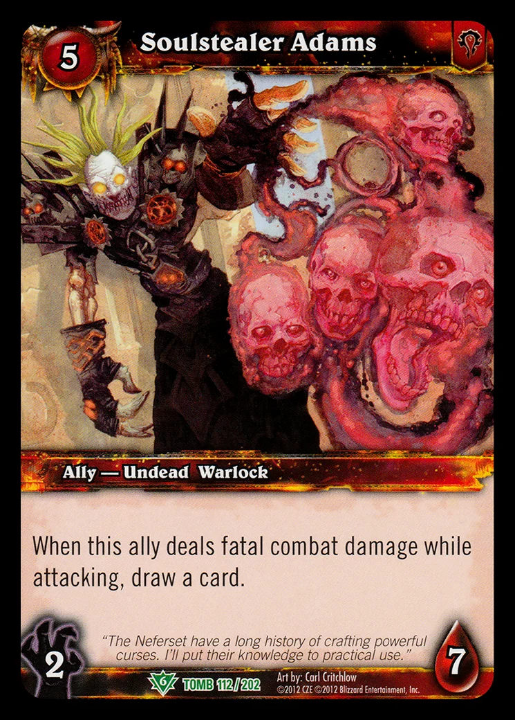 Card scan: Soulstealer Adams