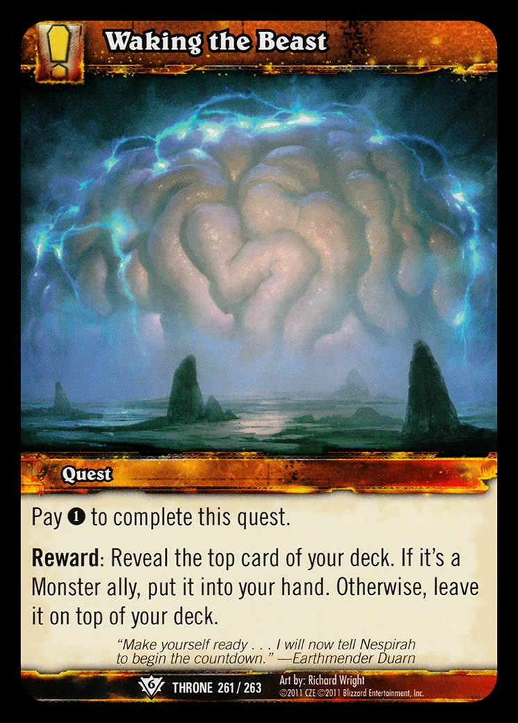 Card scan: Waking the Beast