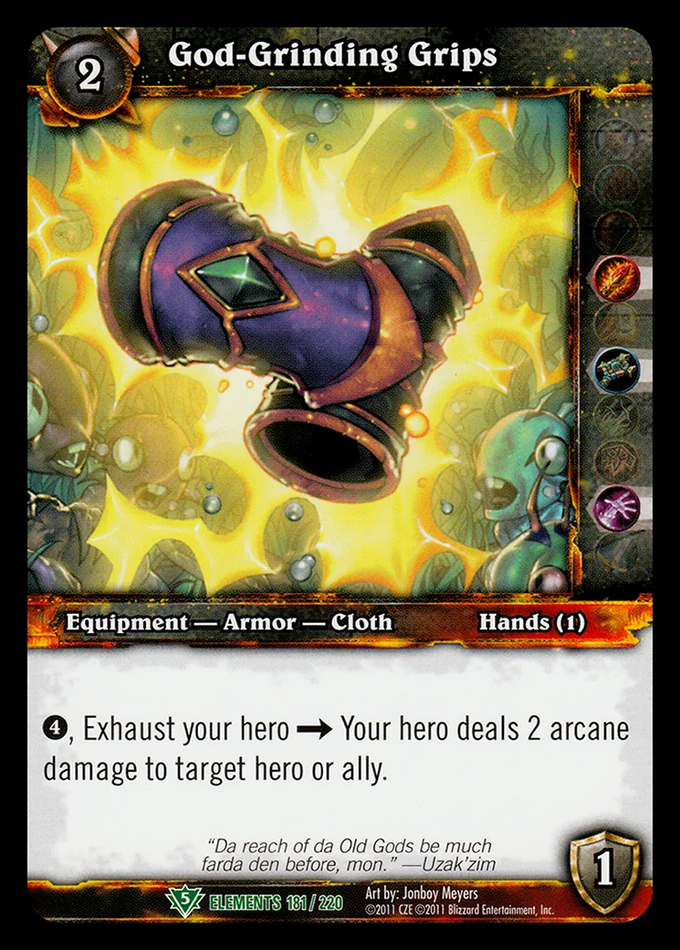 Card scan: God-Grinding Grips