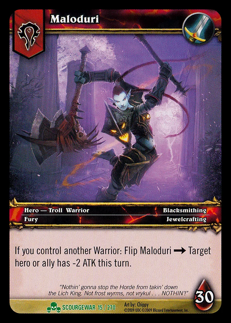 Card scan: Maloduri