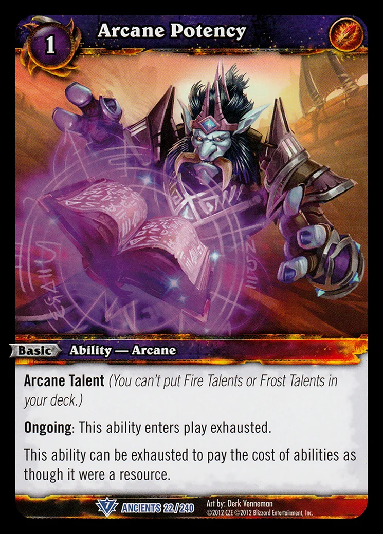 Card scan: Arcane Potency