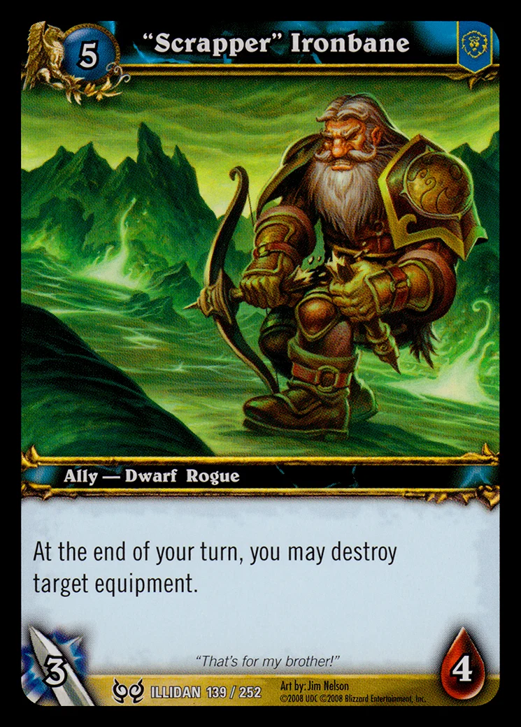 Card scan: "Scrapper" Ironbane
