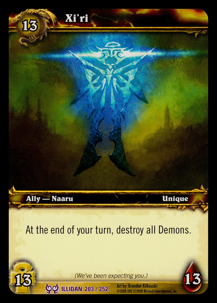 Card scan: Xi'ri