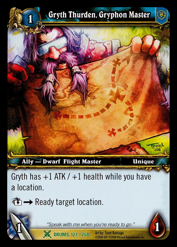 Card scan: Gryth Thurden, Gryphon Master