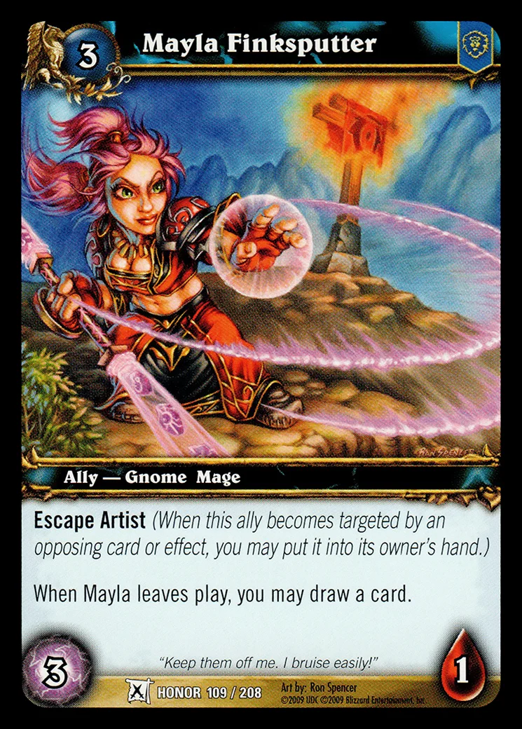Card scan: Mayla Finksputter