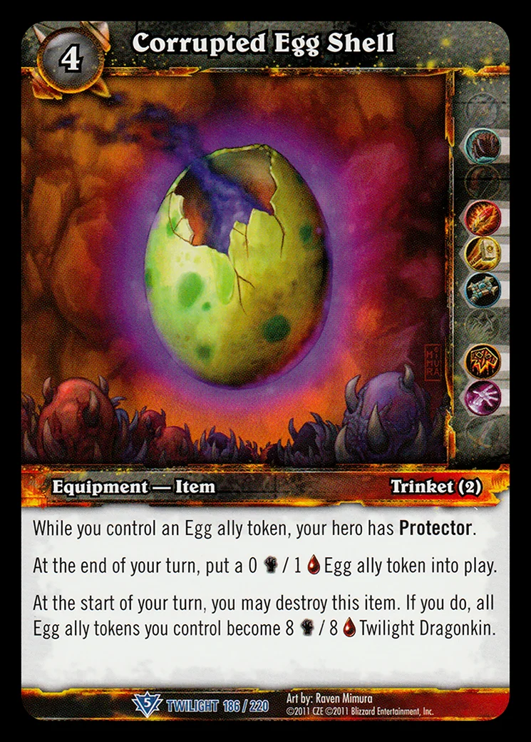 Card scan: Corrupted Egg Shell