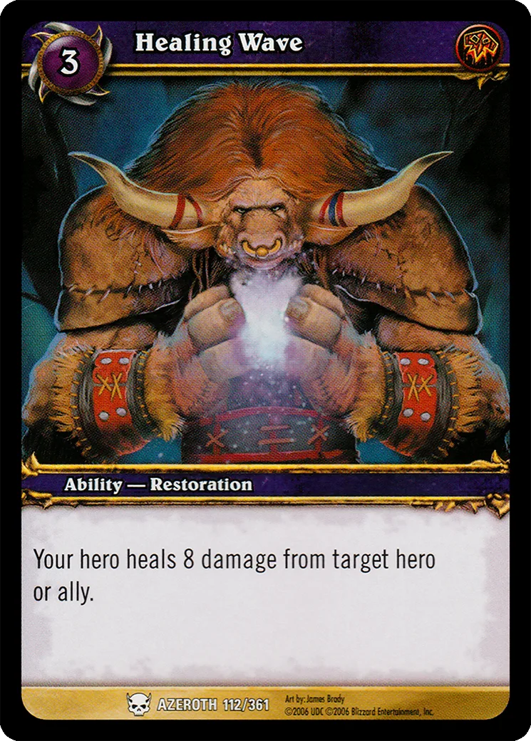 Card scan: Healing Wave