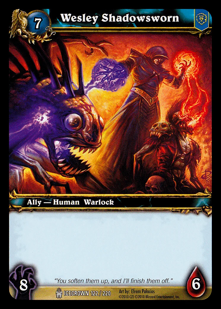 Card scan: Wesley Shadowsworn