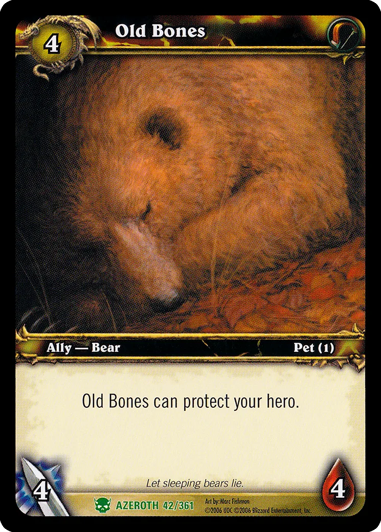 Card scan: Old Bones