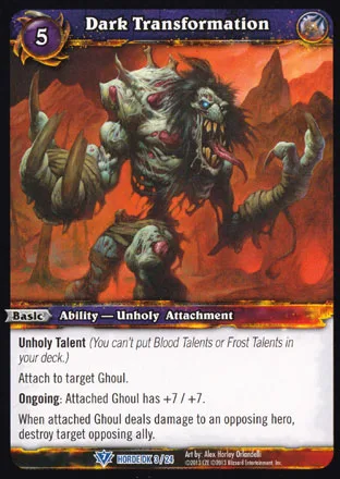 Card scan: Dark Transformation