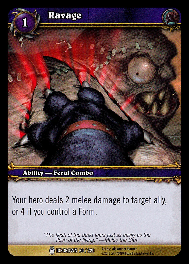 Card scan: Ravage