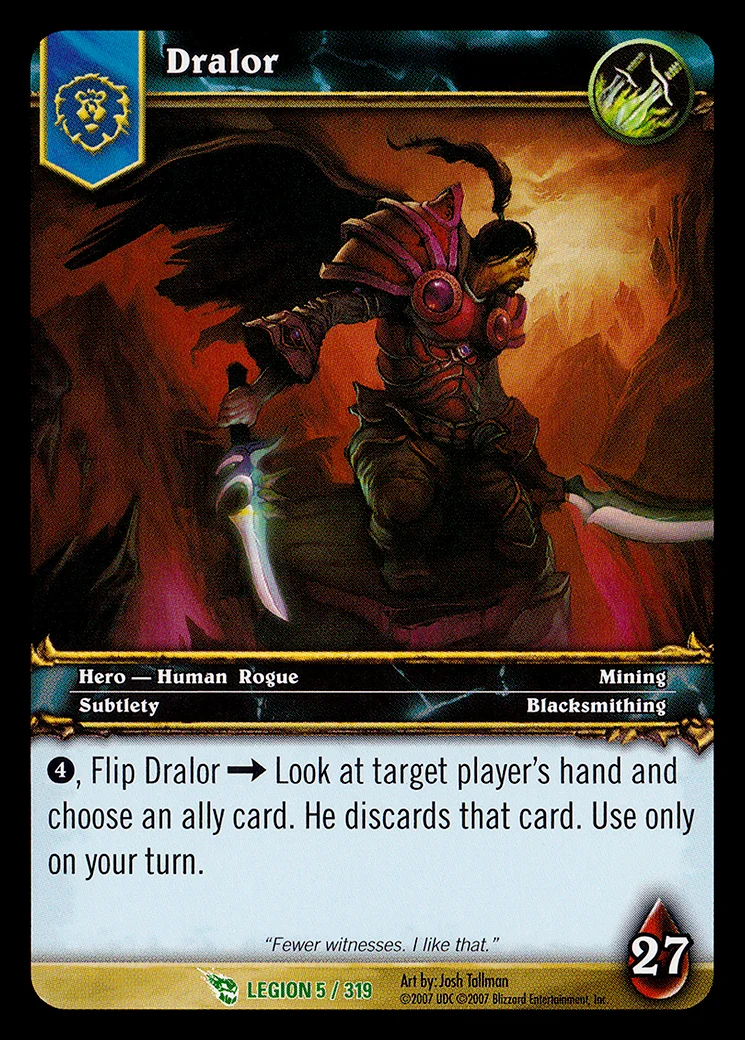 Card scan: Dralor