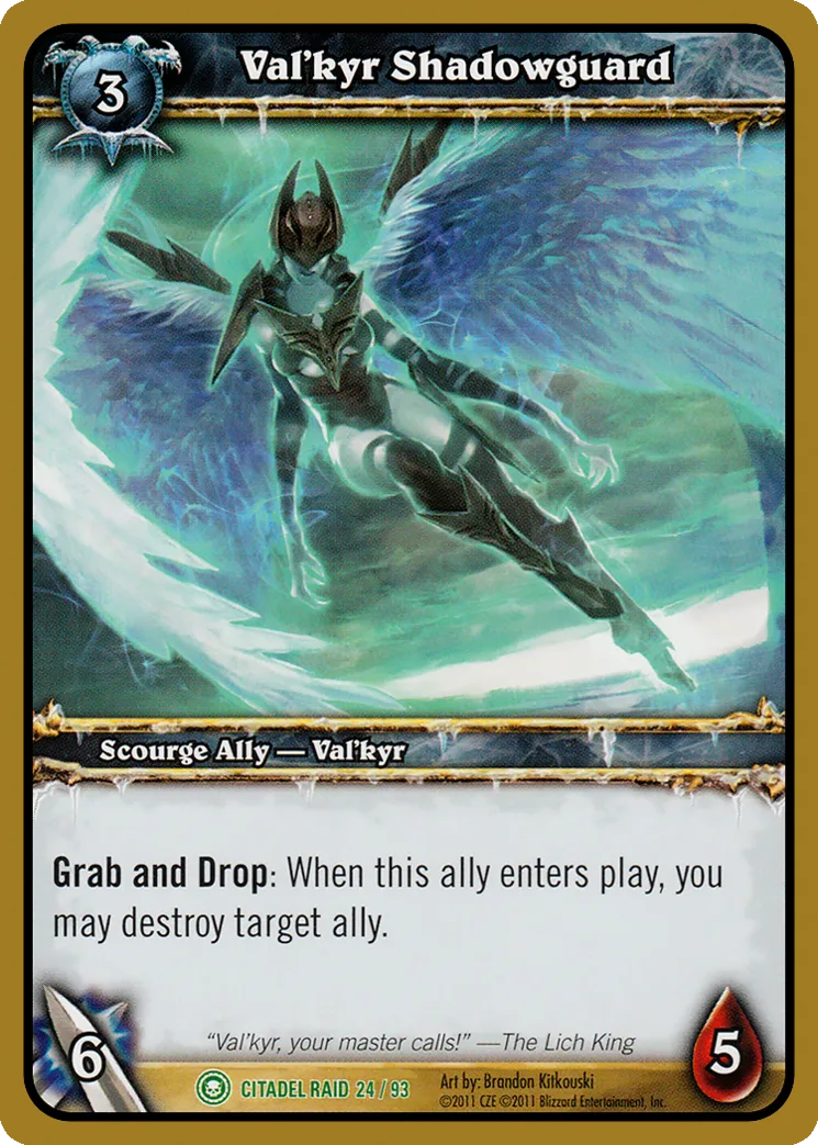 Card scan: Val'kyr Shadowguard