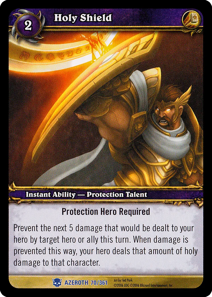 Card scan: Holy Shield