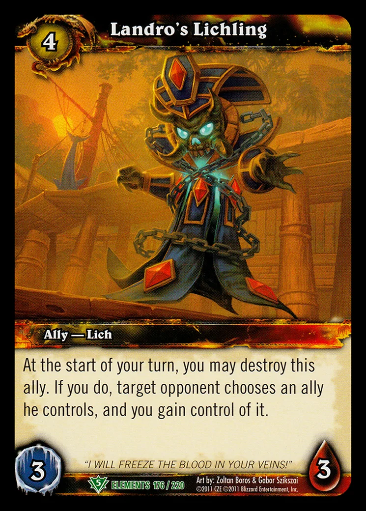 Card scan: Landro's Lichling