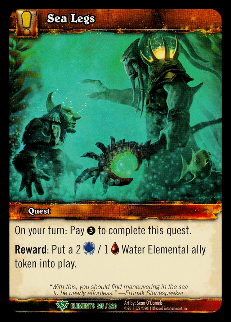 Card scan: Sea Legs