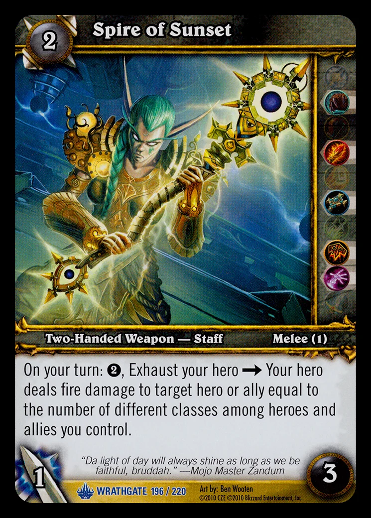 Card scan: Spire of Sunset