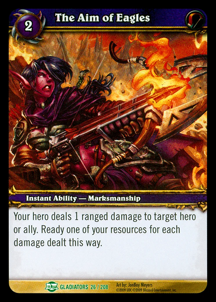 Card scan: The Aim of Eagles