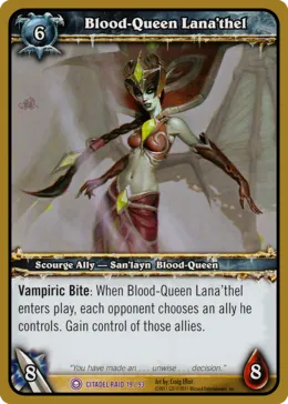 Card scan: Blood-Queen Lana'thel