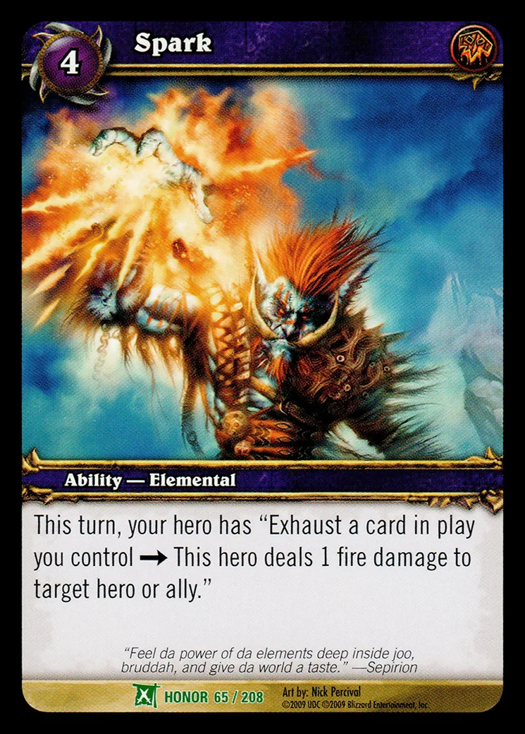 Card scan: Spark