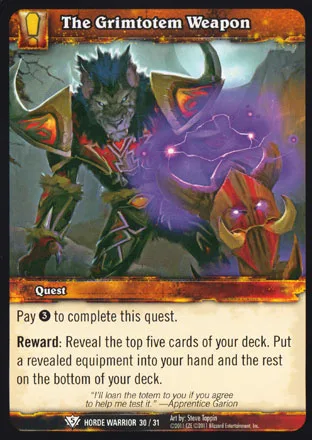 The Grimtotem Weapon