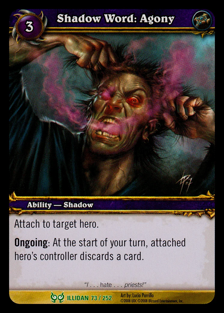 Card scan: Shadow Word: Agony
