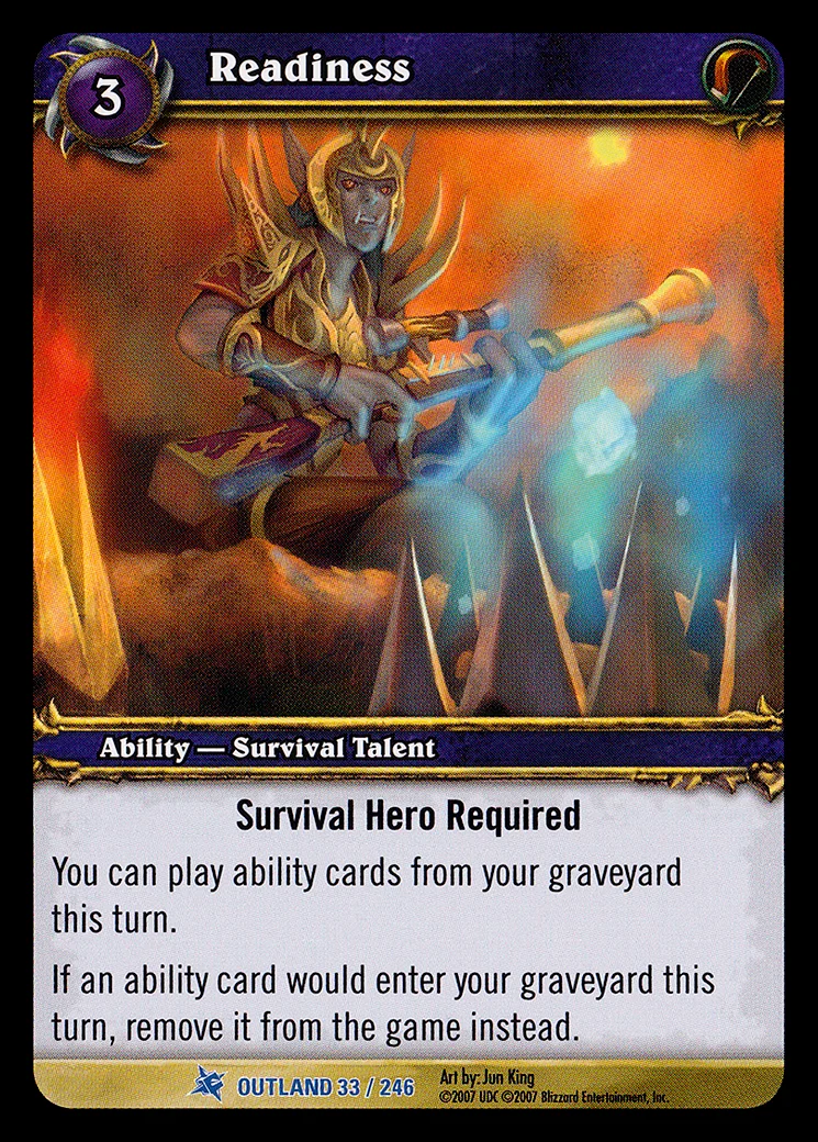 Card scan: Readiness