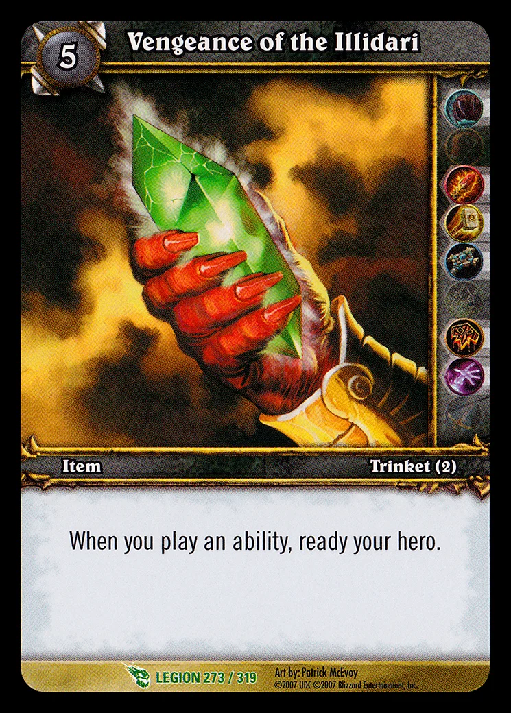 Card scan: Vengeance of the Illidari