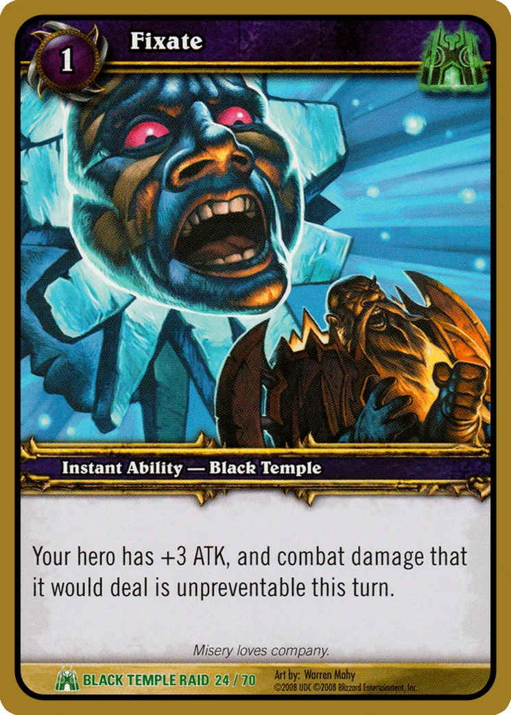 Card scan: Fixate