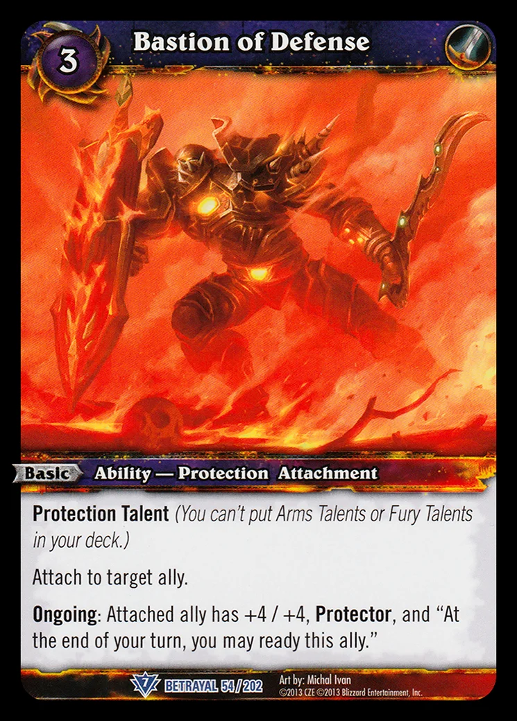 Card scan: Bastion of Defense