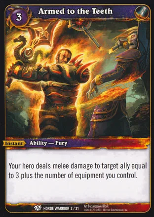 Card scan: Armed to the Teeth