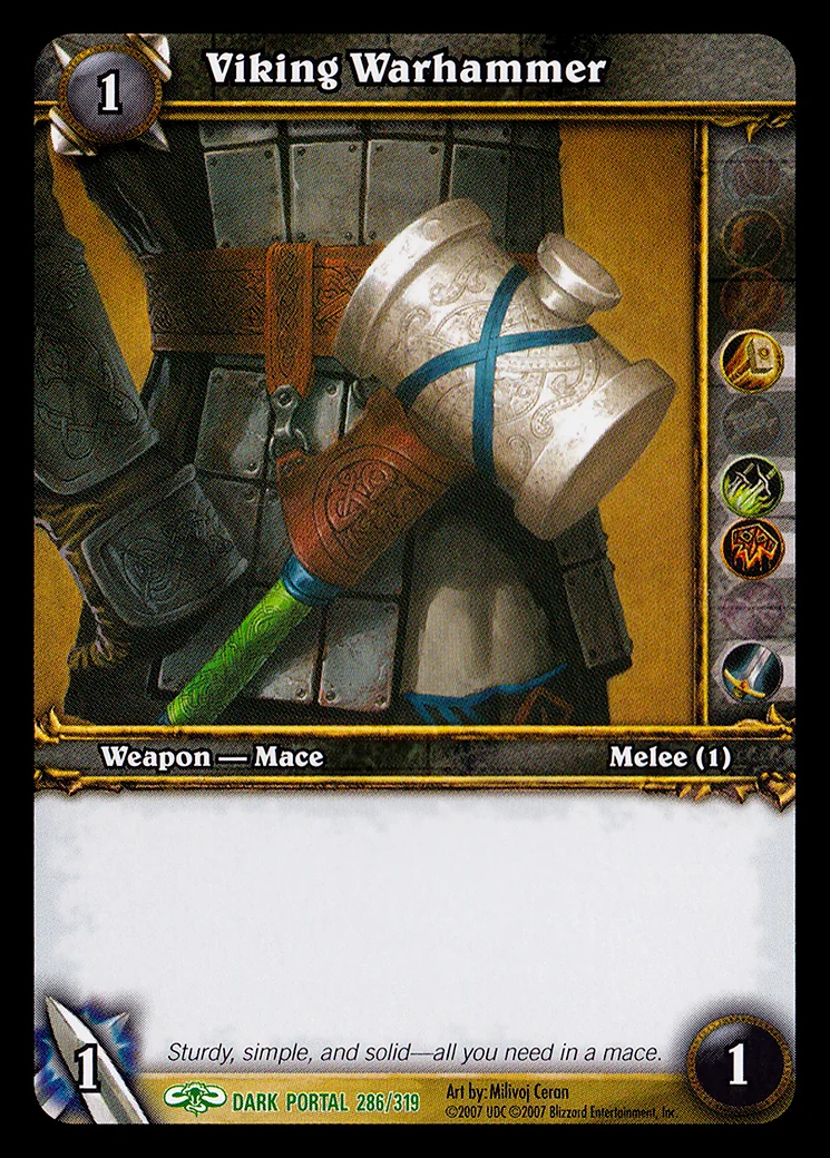 Card scan: Viking Warhammer