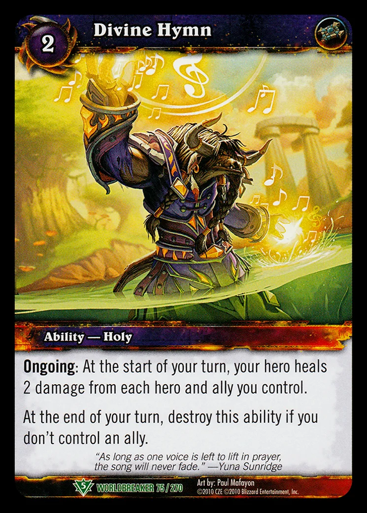 Card scan: Divine Hymn